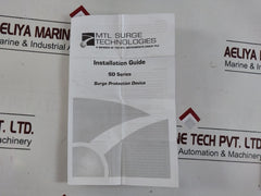 Eaton Sd16R Surge Protection Device