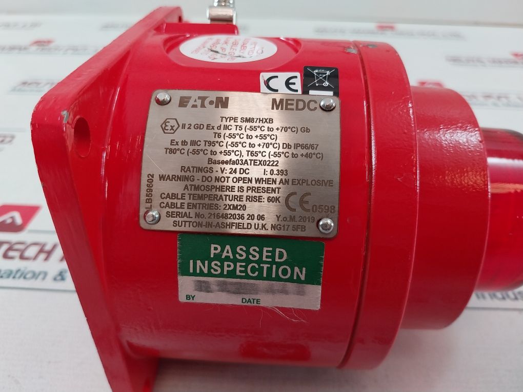 Eaton Sm87Hxb Xenon Beacon 24 Dc