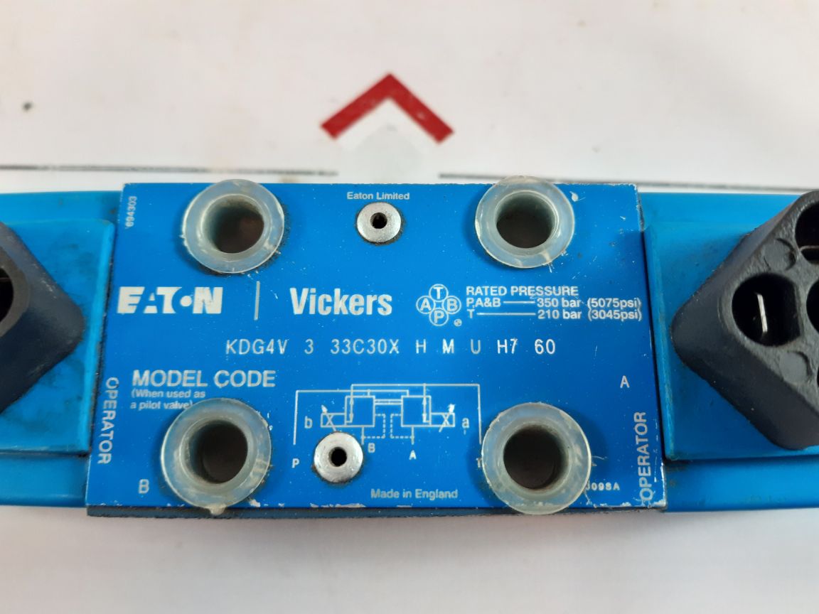 Eaton Vickers Kdg4V 3 33C30X H M U H7 60 Proportional Valve
