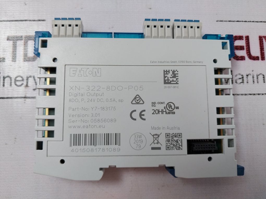 Eaton Xn-322-8Do-p05 Digital Output Module Y7-183175