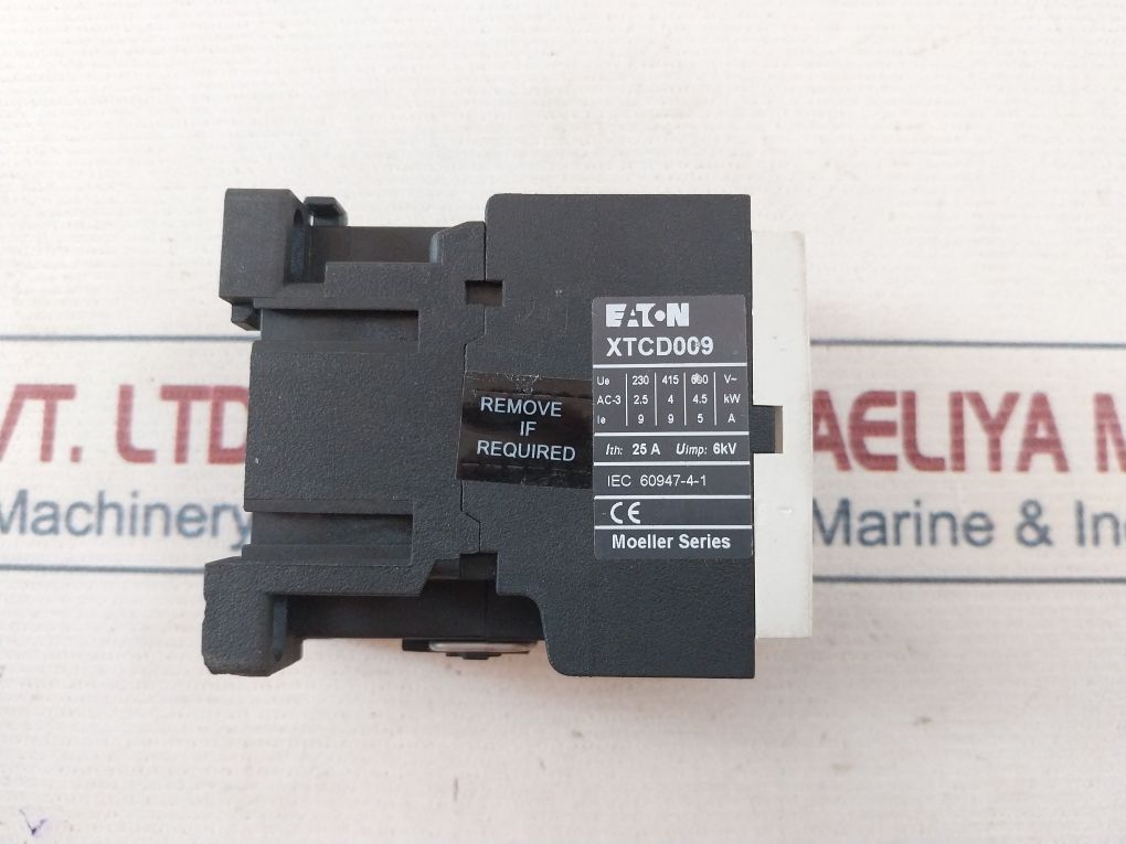 Eaton Xtcd009 Ac Contactor