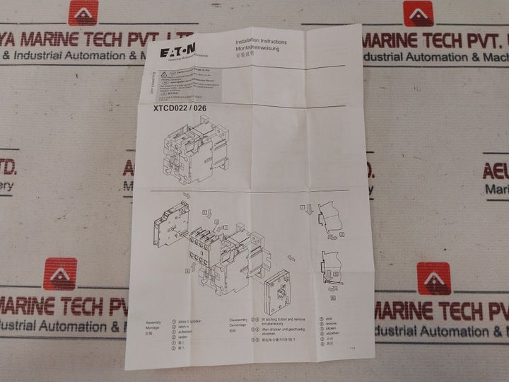 Eaton Xtcd022 Contactor 110V 50Hz