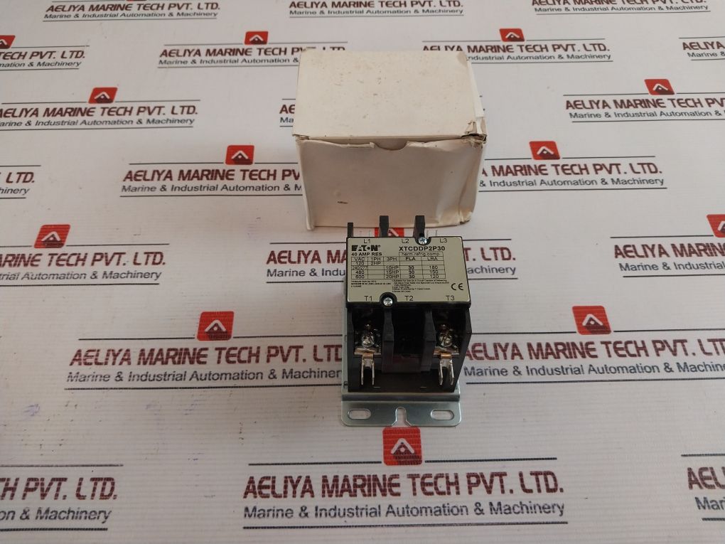 Eaton Xtcddp2P30 Ac Magnetic Contactor 40 Amp 380V 50Hz/60Hz