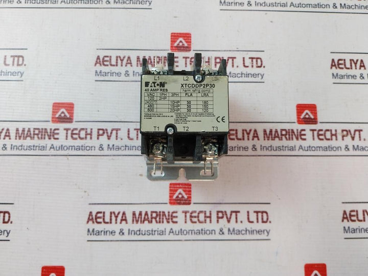 Eaton Xtcddp2P30 Contactors 40 Amp 380V 5060 Hz