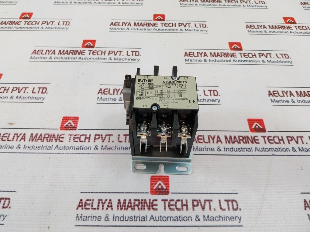 Eaton Xtcddp3P20 Ac Magnetic Contactor 30Amp 50/60Hz