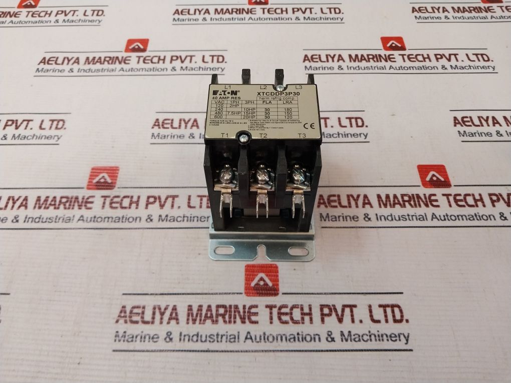 Eaton Xtcddp3P30 Ac Magnetic Contactor 40Amp 380V