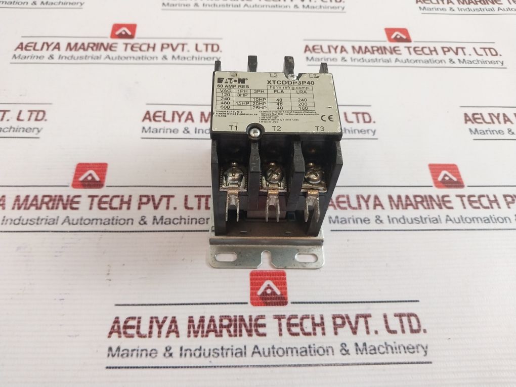 Eaton Xtcddp3P40 Contactor 50 Amp 380V 50/60Hz