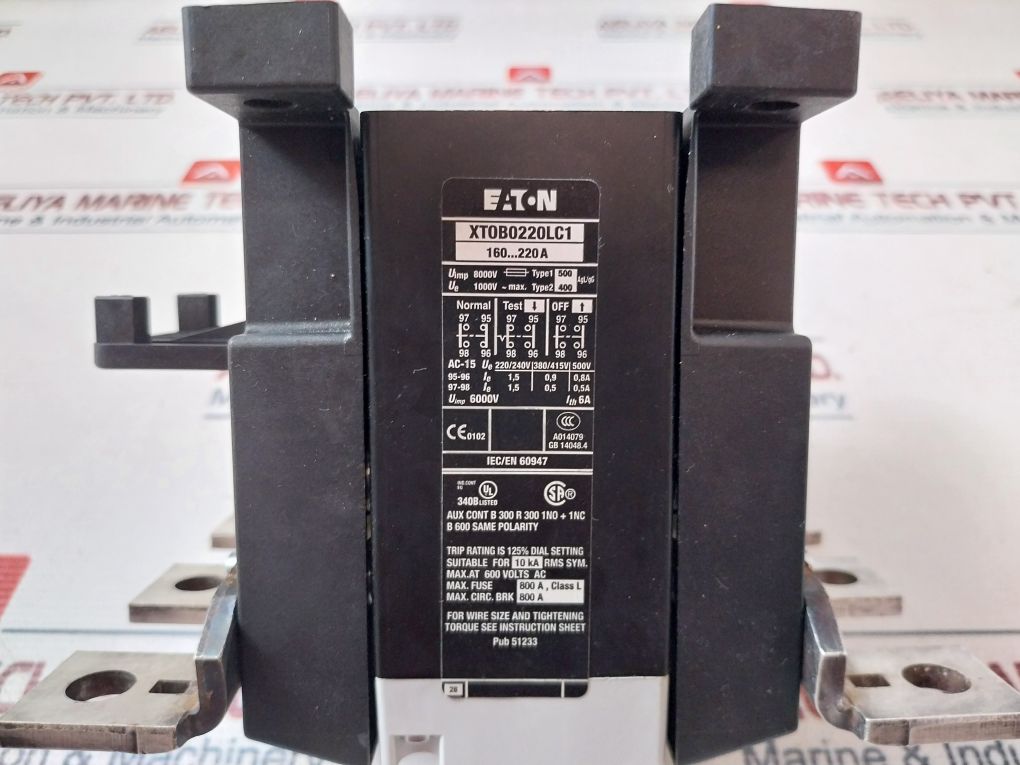 Eaton Xtob0220Lc1 Thermal Overload Relay