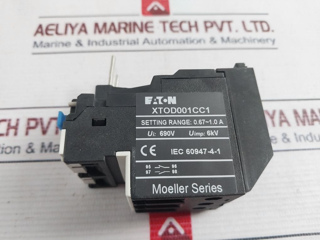 Eaton Xtod001Cc1 Thermal Overload Relay 690 V
