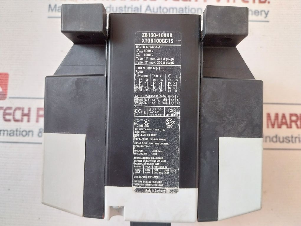 Eaton Zb150-100Kk Overload Relay
