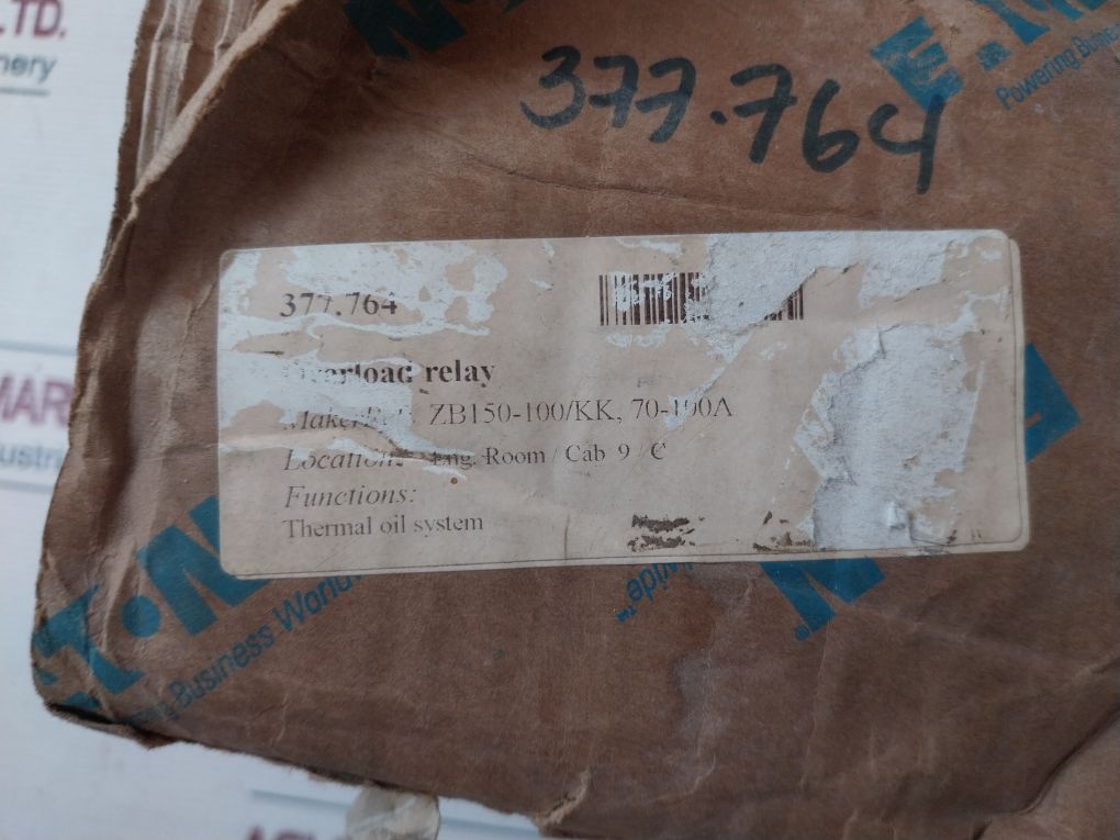 Eaton Zb150-100Kk Overload Relay