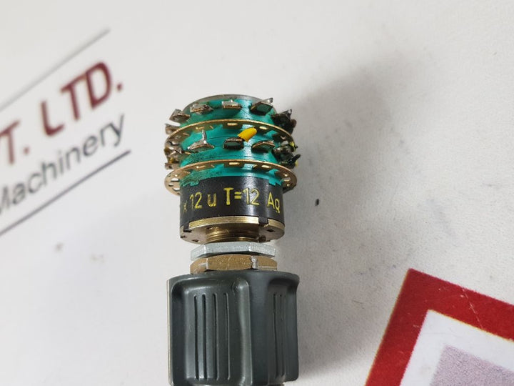 Set Of 3X Ebe Gx 2/2 × 12U Rotary Switch