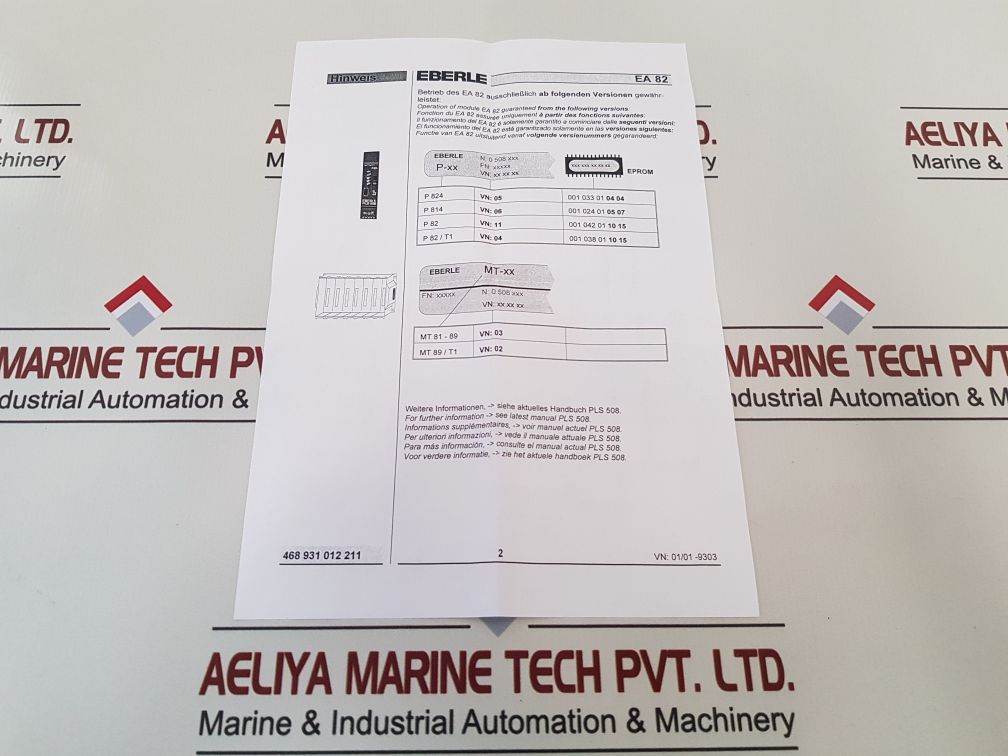 Eberle Ea-82 I/O Module