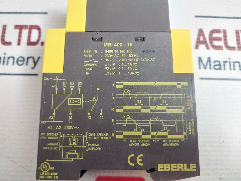 Eberle Mri 400-15 Multifunction Relay 230V Ac