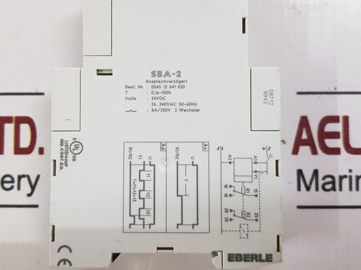 Eberle Sb-line Sba-2 Time Relay
