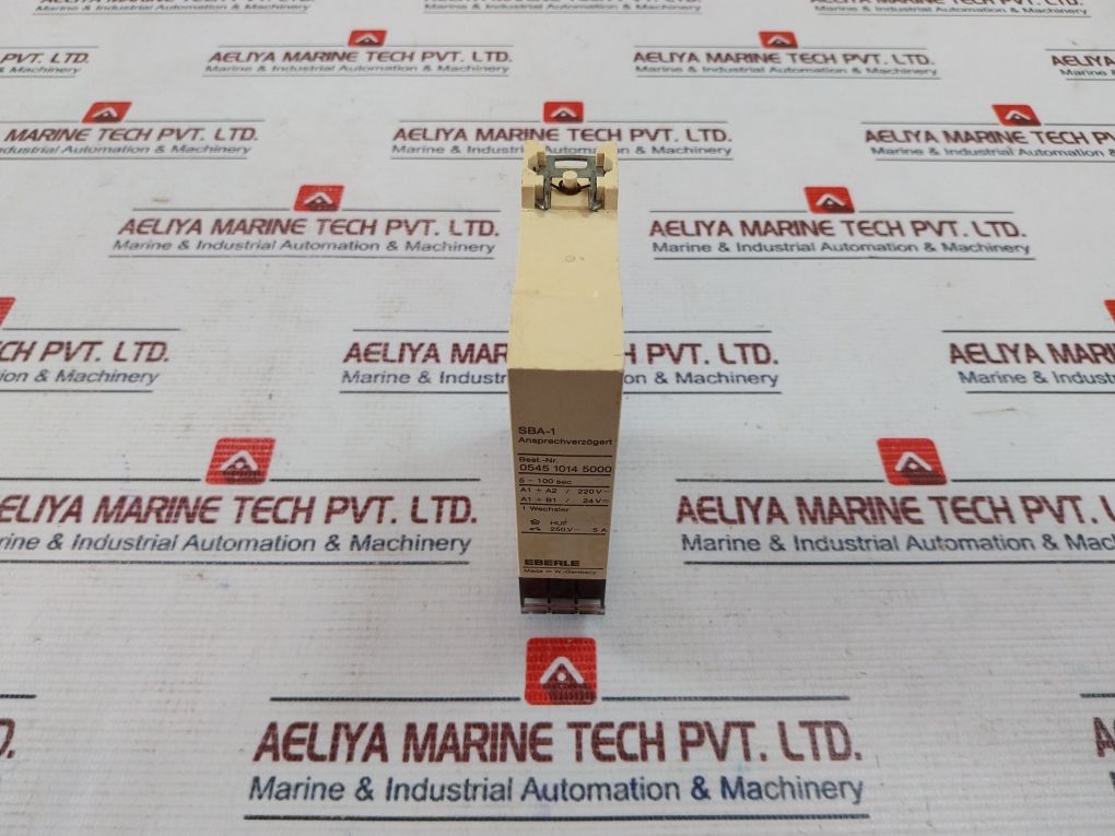 Eberle Sba 1 Time Relay On Delay 5-100 Sec 250V~ 5A