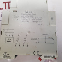 Eberle Wph-2 3 Phase Sequence Relay 0800 23 162 300