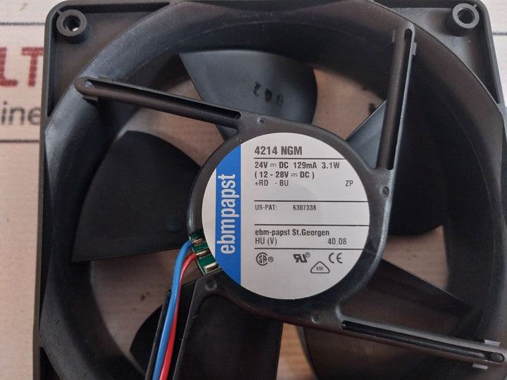 Ebm-papst 4214 Ngm Cooling Fan 120Mm Sq