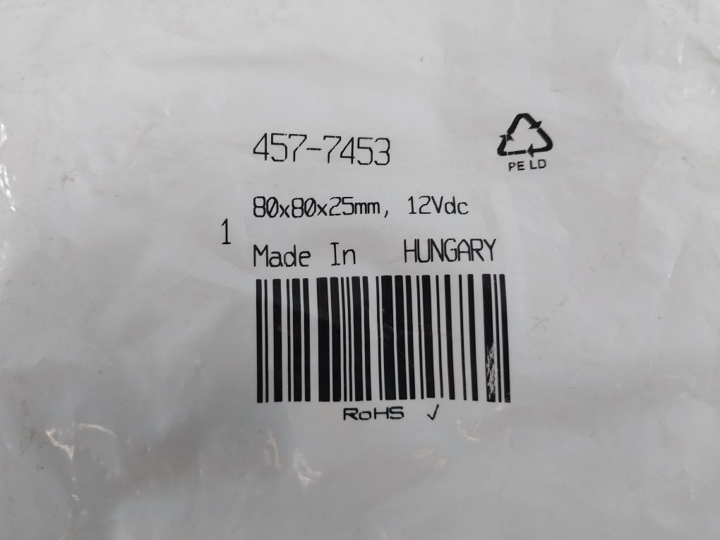 Ebm-papst 8412Nh Cooling Fan 12V--- Dc 183Ma 2,2W