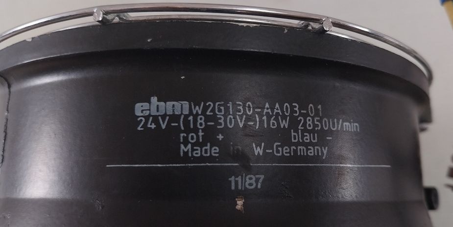 Ebm W2G130-aa03-01 Axial Fan 16W