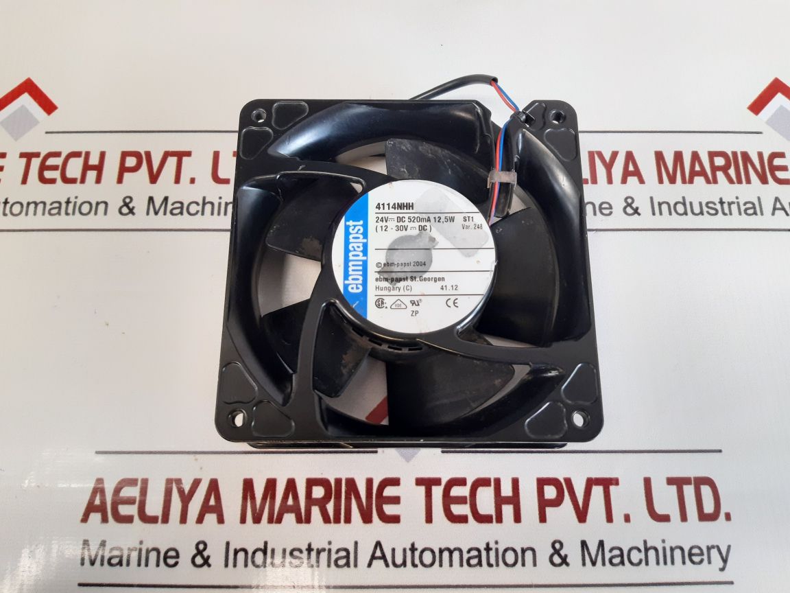 Ebmpapst 4114Nhh Axial Cooling Fan 24V Dc 520Ma 5W