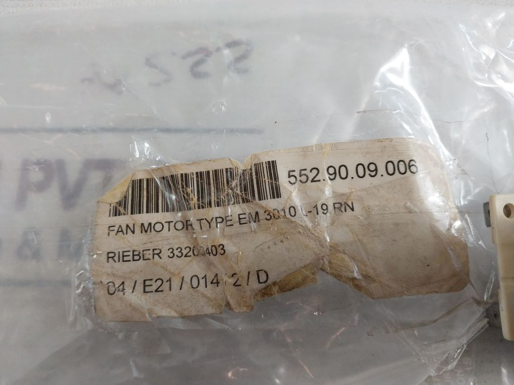Ebmpapst Em3010L-19 Rn Fan Motor Fa373578 120/240V 50/60Hz