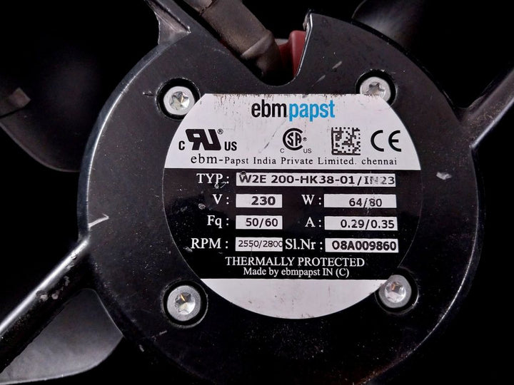 Ebmpapst W2E 200-hk38-01/In23