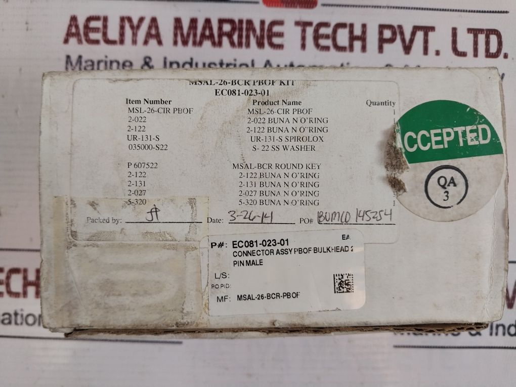 Ec081-023-01 Msal-26-bcr-pbof Kit