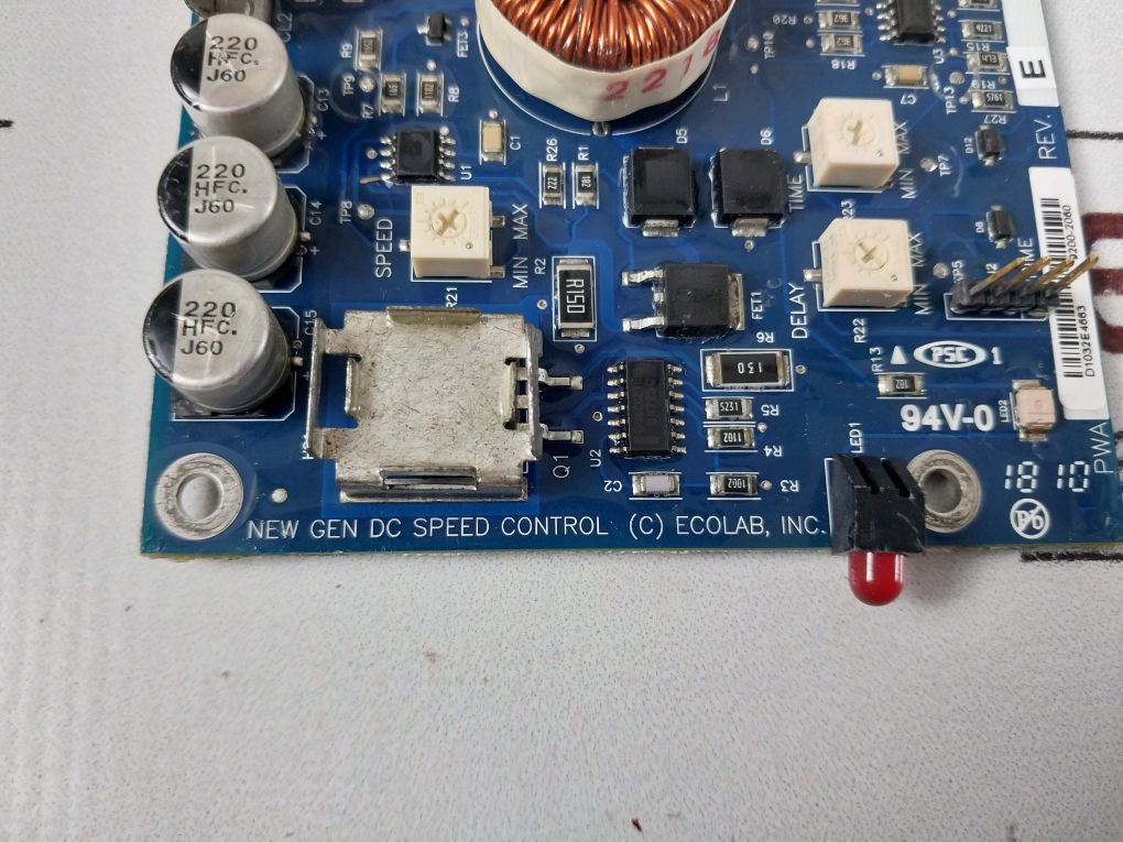 Ecolab 9200-2060 Rev. E New Gen Dc Speed Control Pcb 9200-2061 Rev. B