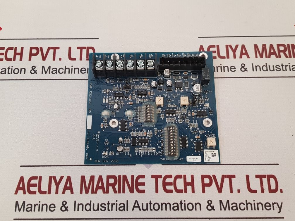 Ecolab Pwa 9212-2002 Pcb Card 94V
