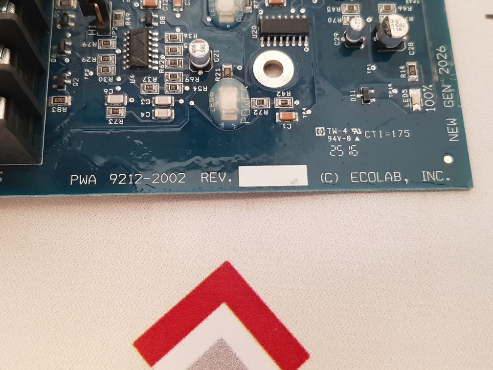Ecolab Pwa 9212-2002 Pcb Card 94V