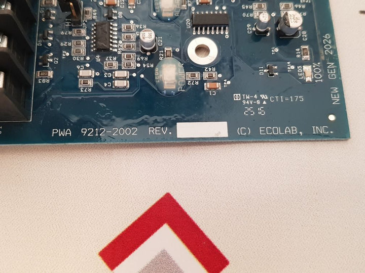 Ecolab Pwa 9212-2002 Pcb Card 94V