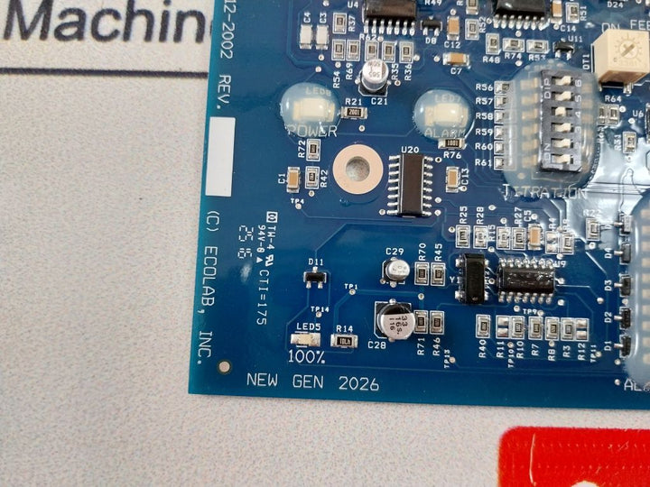 Ecolab Pwa 9212-2002 Pcb Card