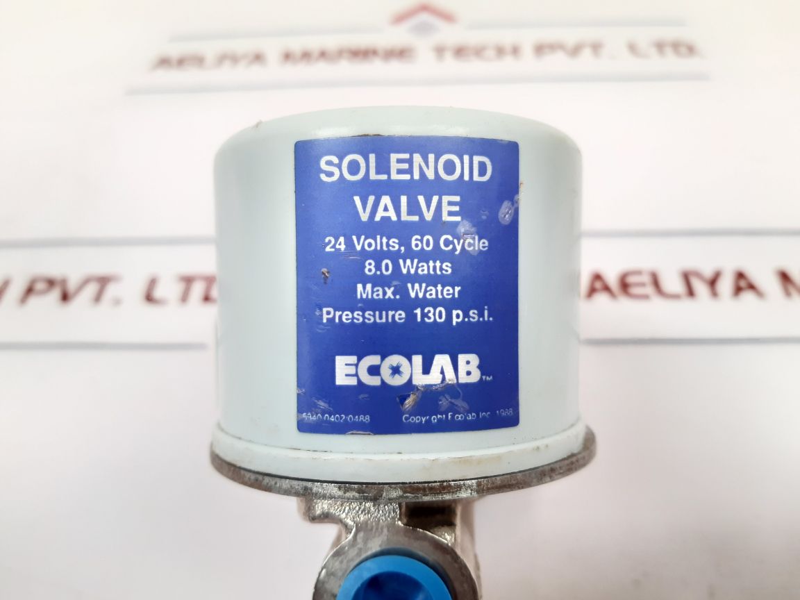 Ecolab Solenoid Valve 24 Vdc