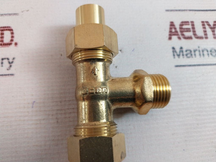 Lot Of 3X Econ 1/2” Bsp Brass Gauge Tube Support