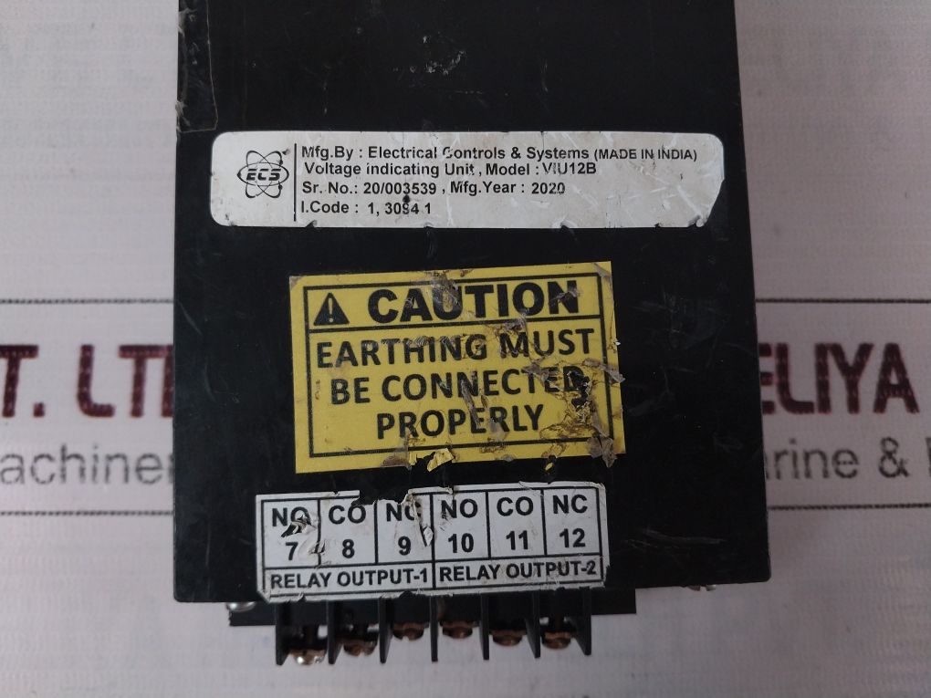 Ecs Viu12B Voltage Indicator Unit 230Vac
