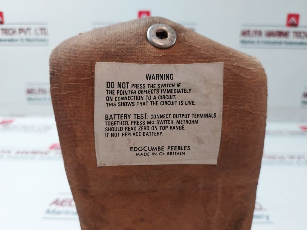 Edgcumbe Peebles 500V Metrohm Tester