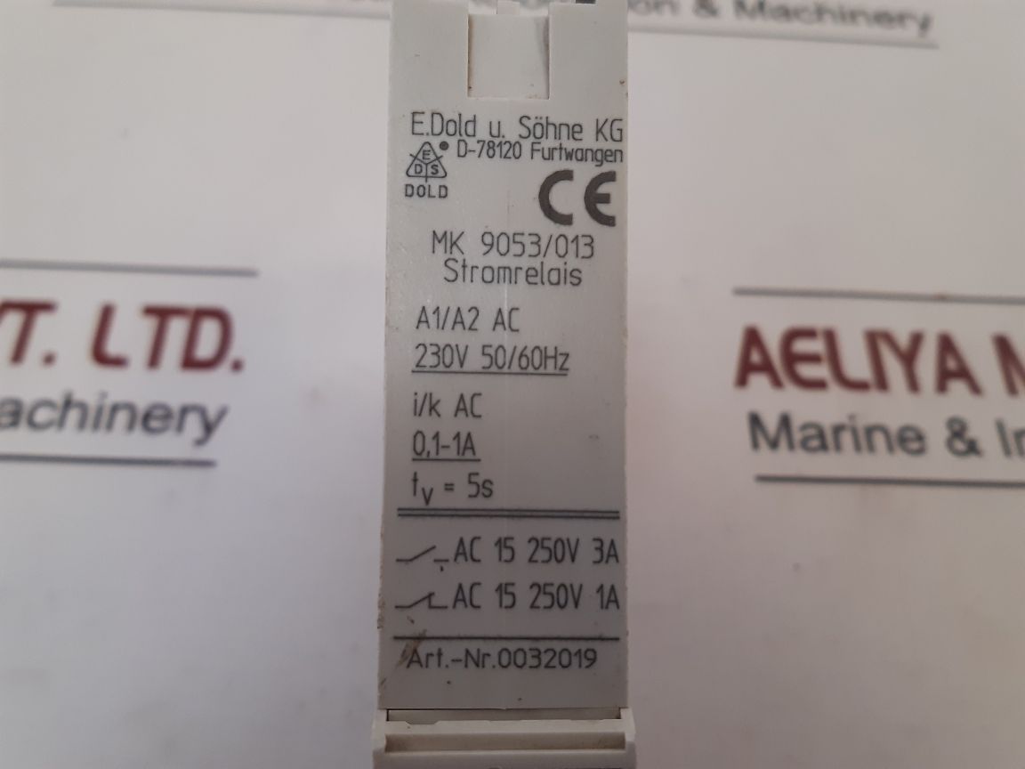 E.Dold Mk9053 Power Relay Mk 9053/013 230V 50/60Hz
