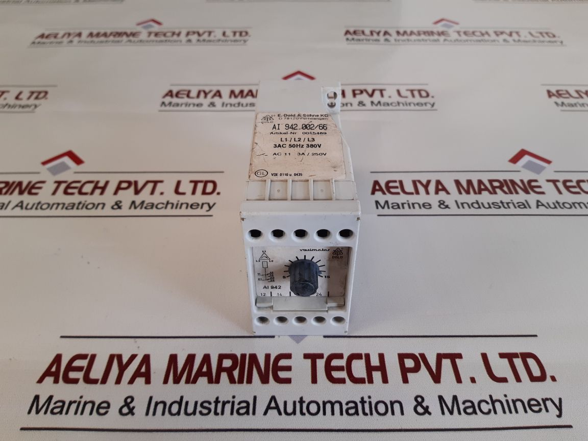 E.Dold Ai 942.002/66 Varimeter Relay Ac11 3A/250V