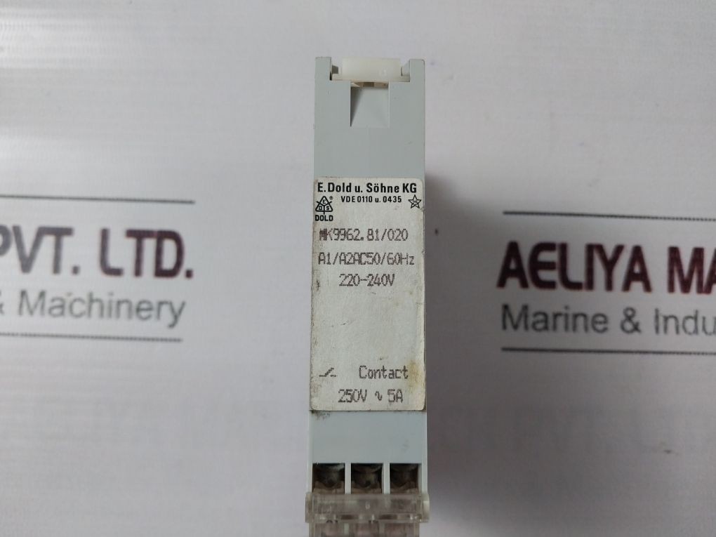 E.Dold U.Sohne Kg Vde 0110 0435 Mk 9962.81/020 Relay 250V 5A