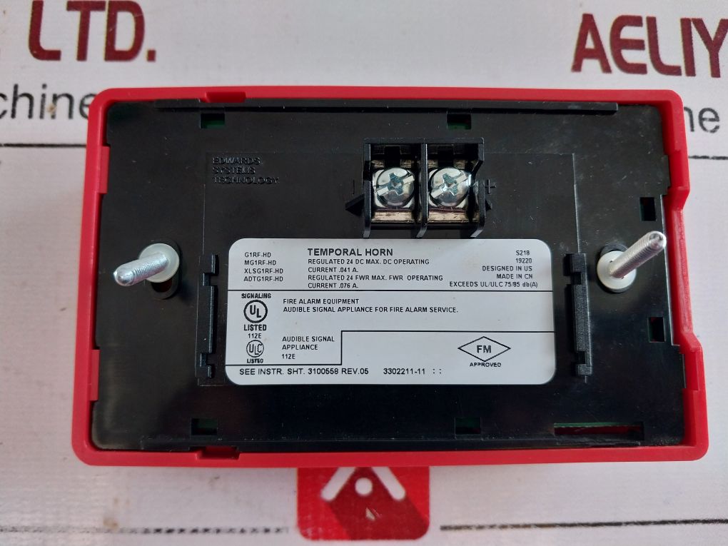 Lot Of 2X Edwards Genesis G1Rf-hd Fire Alarm Temporal Horn