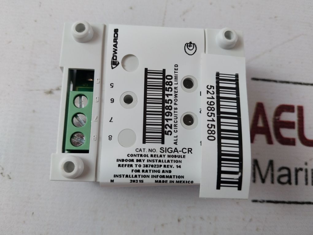 Edwards Sigacr Fire Alarm Control Relay Module Aeliya Marine Tech®
