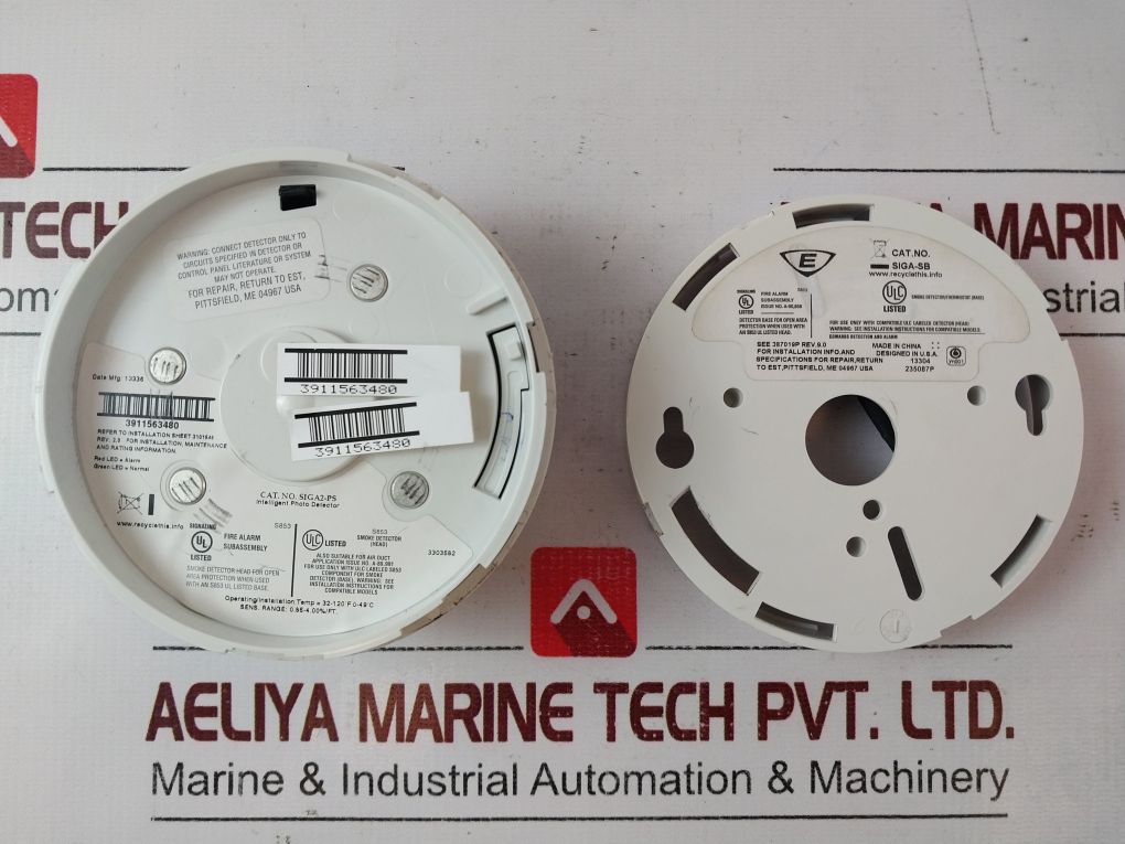 Est Siga2-ps Intelligent Photoelectric Smoke Detector With Base