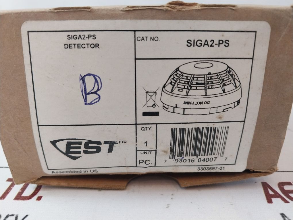 Est Siga2-ps Intelligent Photoelectric Smoke Detector With Base