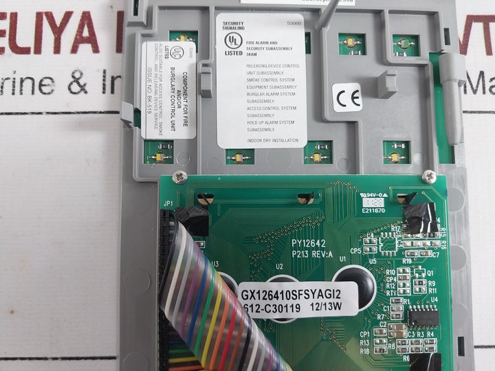 Edwards Systems 3-lcd Main Lcd Display Module