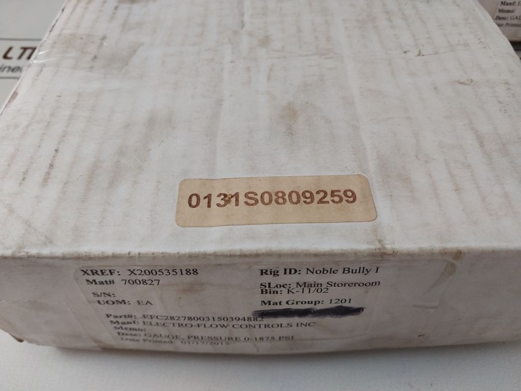 Efc Deboosted 4:1 Efc28278003150394882 Pressure Gauge 0-7500 Psi