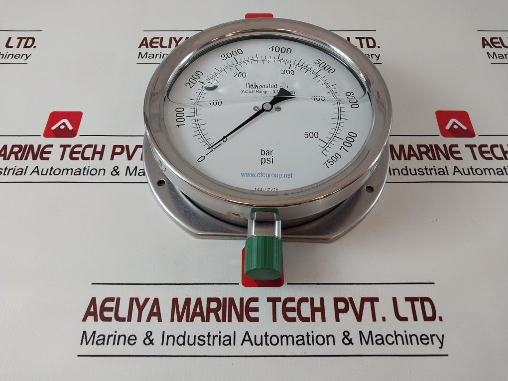 Efc Deboosted 4:1 Efc28278003150394882 Pressure Gauge 0-7500 Psi
