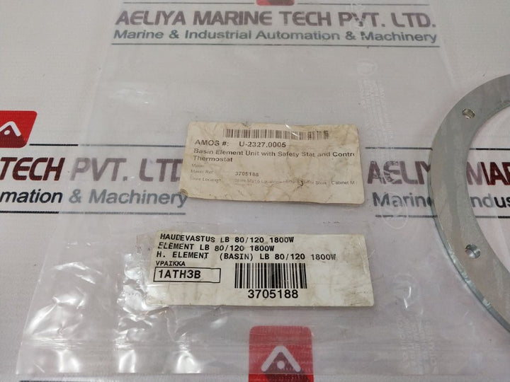 Ego 28.06013.300 Basin Hot Plate Element With Safety Stat And Control Thermostat