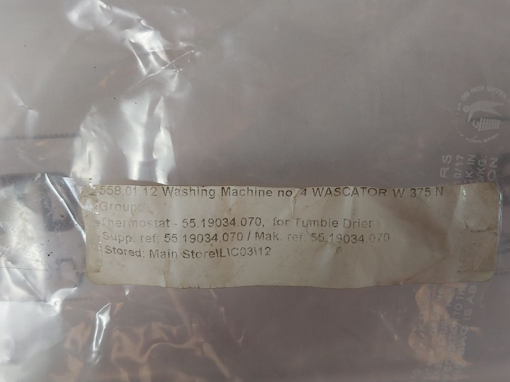 E.G.O 55.19034.070 1-pole Thermostat 190°C 1720 4