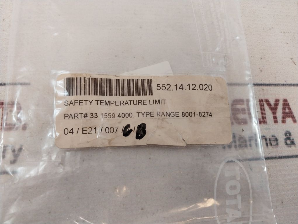 Ego 55.33522.040 Safety Temperature Limit